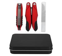 Multifunctional Nail Clippers Set, Manicure Tools with Folding Handle, Olecranon Design Toenail Clippers, Antisplash No Cracking Fingernail Clipper with Physical Polishing for Home