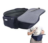 Multifunctional New Pet Waist Bag, Treat Pouch for Dog Walking, Portable Stool for Dogs to Sit or Lie Down, Equipped with Multi-Purpose Storage Pockets/Snack Pouch (Blue)