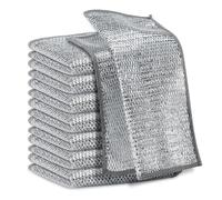Multifunctional Non-Scratch Wire Dishcloth - Steel Wire Dish Towel for Wet and Dry Wire Dishcloth for Dishes Sinks Counters Tops of Stoves (20)