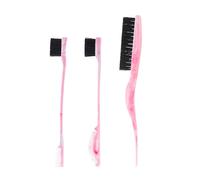Multifunctional Nylon Fiber Makeup Brushes 3PCS Two Head Cosmetic Tools For Eyebrow Eyelash And Hair Dying Application Hair Styling Brush