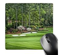 Multifunctional Office Mousepad Amen Corner In Augusta Georgia Golfers On Bridge 25X30Cm, Mouse Pad Rubber Desk Pad For Typing Studying Pc