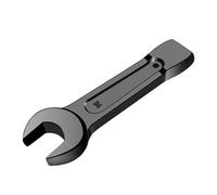 Multifunctional Open Ended Straight Handle Single End Wrench Heavy Duty Large Automotive Maintenance Hand Tool Open Ended Industrial Grade Carbon Steel