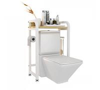 Multifunctional Over-The-Toilet Storage Rack - Space-Saving Bathroom Shelf Freestanding Toilet Stand Single Layer Design for Efficient Bathroom Storage and nization
