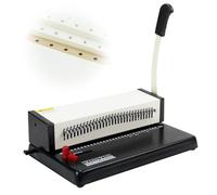 Multifunctional Paper Punch, 15 Sheet Capacity, Adjustable Margin, 9.5mm Pitch, Desktop Loose Leaf Punch for A4, A5, B5 Paper - Efficient and Versatile