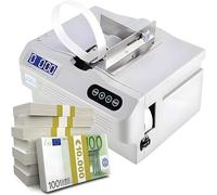 Multifunctional Paper Strapping Equipment, Currency Bundling Machine, 30 Bundles/Min, Counting Function, Fault Self-Diagnosis, for Retail, Bank, Tie Bills & Banknotes(Machine+3 Rolls)