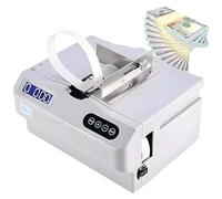 Multifunctional Paper Strapping Equipment, Heavy Duty Currency Strapping Tool, 45w, (Machine+3 Rolls)