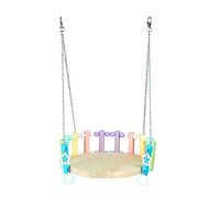 Multifunctional Parrots Stand Branch Ladder Scratcher Toy For Conure Lovebirds Finches Platform Hammock Standing Toy Climbing Ladder For Pet Birds