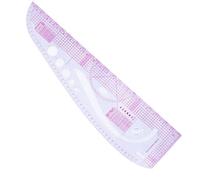 Multifunctional Patchwork Ruler French Curved Clear Scale Dressmaking Drawing Template Tool for Beginner Designers Garment Designing