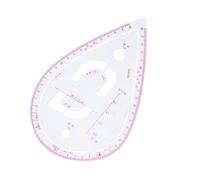 Multifunctional Patchwork Ruler French Curved Ruler Clear Scale Dressmaking Drawing Template Tool for Beginner Designers Fabric Cutting Guide