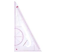 Multifunctional Patchwork Ruler French Curved Ruler Clear Scale Dressmaking Drawing Template Tool for Beginner Designers Tailors Crafting Accessory