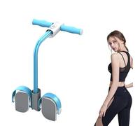 Multifunctional Pedal Puller Resistance Rope, 2025 New 21 Fitness Resistance Bands, Pedal Ankle Puller for Home Workouts, AB Training Auxiliary Device Yoga Tension Rope (4-Tube Blue)