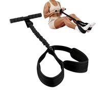 Multifunctional Pedal Resistance Band | Adjustable Soft Latex Band with Handles | Women's Training Equipment - for Leg Arm and Full Body Strength Training as well as Yoga Gym and Indoor Workout