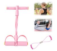 Multifunctional Pedal Resistance Band with Handle, Fashion Puller Exercise, Pedal Resistance Trainer with Figure 8 for Strength Training, Waist, Arm, Leg Slimming, Home Gym Exercise Equipment
