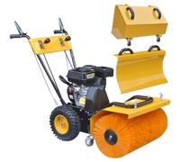 Multifunctional Petrol-powered Sweeper 6.5HP Snow Blower Multi Models vidaXL