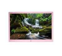 Multifunctional Photo Frame Video Recorder Electronic Photo Album Photo Frame Advertising Machine Photo Display Stand Hd 15 Inch 1280 * 800 Free 16Gu Plate Set-Up,Rose Gold