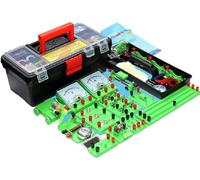 Multifunctional Physics Circuit Experiment Kit With DIY Wind Car, For Energy Conversion, Solenoid Structure & Ampere’s Law Electromagnetic Lab Experiments