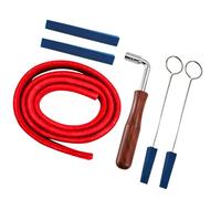 Multifunctional Piano Maintenance Tool with Muting Wedges Felt Tape and Tuner Metal Texture for Enhancing Sound Claritys Piano Adjusting Set
