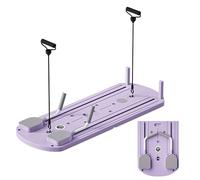 Multifunctional Pilates Board - Fat Burning Fitness, Equipment With Modes, Foldable Design,Home Capacity | Stainless Steel Rollers For Core Leg Arm Back Training Full Body Workout Exercise