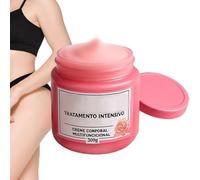 Multifunctional Pink Intensive Cream, Rose Creme Tratamento Intensivo Pele For Cellulite & Stretch Marks, 300g Cellulite Remover Butter, For Women Men Friend Pregnancy Smooth Skin Butt Leg