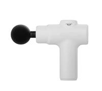 Multifunctional Plastic Massage Gun with 6 Speeds and 4 Massages Heads Mini Handheld Massagers Portable Deep Tissue Massager Adjustable(Wei)