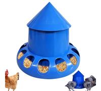 Multifunctional Plastic Pigeon Feeder Slot Opening Bird Food Container Multipurpose Cage Feeder for Pigeons Parrots Small Chicks Efficient Feeding Tray(L)