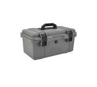 Multifunctional Plastic Tool - Home & Auto Emergency Storage Box for Maintenance, Repair Parts, Portable Tool Kit, Gray Color