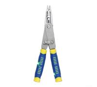 Multifunctional Pliers Needle Nose Wire Stripper Crimping Tool - 6-in-1 Electrician Pliers for Cable Stripping Gripping Bending - for Forged Carbon Steel 21cm