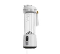 Multifunctional Portable Blender, 500ml Powerful Handheld Blender with Automatic Cleaning Function for Smoothies, Purees, And Sauces (White)