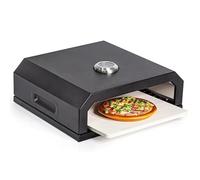 Multifunctional Portable Pizza Maker - Grill Top Pizza Oven with Thermometer for Charcoal and Gas BBQs, Camping and Outdoor Cooking Supplies