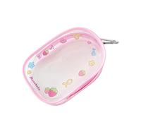 Multifunctional Portable PVC Pouches Keychain Organizers for Coin Earphones Kids Accessories Decorative Charm Trendy Keychain Organizer