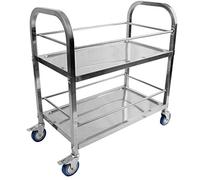 Multifunctional Portable Service Cart360° Rotating Trolley HighTemperature Resistant Easy Assembly Ideal for Hotels Bars Kitchens and Catering Events