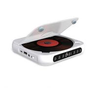 Multifunctional Portable Stereo CD Player With Bluetooth,Desktop Retro Small Rechargeable Desktop CD Player For Home,Office,Travel,Audiophiles & Multi-Room Use（Four colors）
