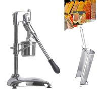 Multifunctional Potato Mash Machine, 30cm Super Long French Fries Machine, Suitable for Restaurants and Hotel Families Commercial
