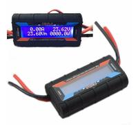 Multifunctional Power Analyzer Wattmeter with LCD Backlight for RC Aircraft, Solar Systems and Electric Vehicles, Accurate Voltage Current Power Meter for and Performance Evaluation