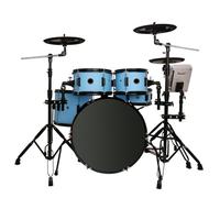 Multifunctional Professional Performance Percussion Instrument Digital Drum Electronic Drum Set Electronic Drums for Beginners (Color : A)
