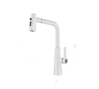 Multifunctional Pull-Out Kitchen Faucet, Sink Faucet with Pull Down Sprayer, 360° Rotation, 3 Modes Activated Hands Free Taps for Kitchen, Commercial(D)