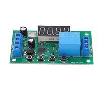 Multifunctional Pulse Counter Relay Board High Accuracy 0.01S 12 Working Modes 0.1S to 9999999.9S Delay Timer with Optocoupler Isolation for Industrial Automation and DIY Projects (12V)