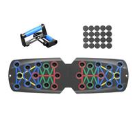 Multifunctional Push Up Boards Press Board Equipment Pushup Stand Push Up Boards Exercise Plate with Resistance Band Exercise Board Muscle Disc