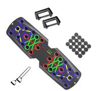 Multifunctional Push Up Boards Press Board Equipment Pushup Stand Push Up Boards Exercise Plate with Resistance Band Exercise Board Muscle Disc