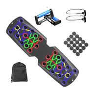 Multifunctional Push Up Boards Press Board Equipment Pushup Stand Push Up Boards Exercise Plate with Resistance Band Exercise Board Muscle Disc