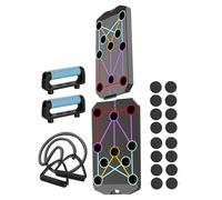 Multifunctional Pushup Trainer - Foldable Chest And Abs Workout Board | Portable Pushup Handles, Home Gym Fitness Equipment For Men Women, Strength Training, Core Muscle Exercise