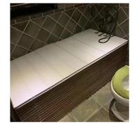 Multifunctional PVC Bathtub Cover - Foldable Dustproof Insulation Mat, Supports 40kg, 360° Rotatable Design, Fits Various Sizes for Ultimate Protection