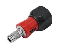 Multifunctional Ratchet Screwdriver Hex Socket Driver 6.35mm Mini Compact Tool Anti-Slip Handle Magnetic Bit Forward Backward Turning Narrow Space Use