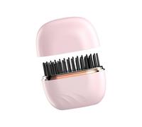 Multifunctional Rechargeable Hair Curler Straightener Double Purpose Styling Tool 3 Heat Levels for Fine Normal Thick Hair Travel Friendly Not Scald Flat Iron