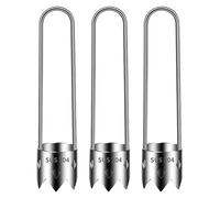 Multifunctional Red Bell Pepper Seed Corer, Fruit and Vegetable Corer Tool, 304 Stainless Steel Apple Remover for Kitchen Gadgets - Easy to Clean (3pcs)