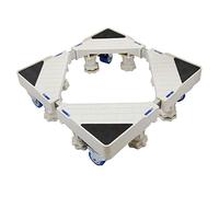 Multifunctional Refrigerator Mobile Base，Washing Machine Pedestal 4/8 Legs 4 Double Wheels With Brakes,360° Universal Wheels， Adjustable Fridge Freezer Trolley(4 double wheels 8 legs)