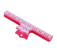 Multifunctional Reusable Plastic Piano Music Folder Music Clip Book Clip Red Fashion