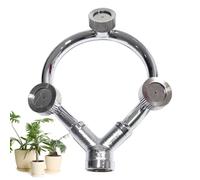Multifunctional Ring Nozzle Sprayer, Garden Hose Nozzles, Multi-Head Sprayer Atomising Porous Nozzles, Removable Stainless Steel Spray Nozzle for Lawn, Patio, Garden