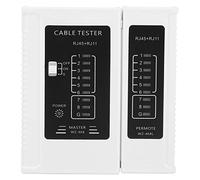 Multifunctional RJ45 RJ11 Network Cable Tester Ethernet LAN Wire Lead Testing Tool for Network Cable Telephone Cable Open Short Cross Circuit Detection Compact Lightweight Design