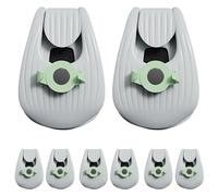 Multifunctional Rod Holder, 8Pcs Magnetic Elastic Pole Clamp Portable Fishing Rods Holder for within-12mm Multiple Poles